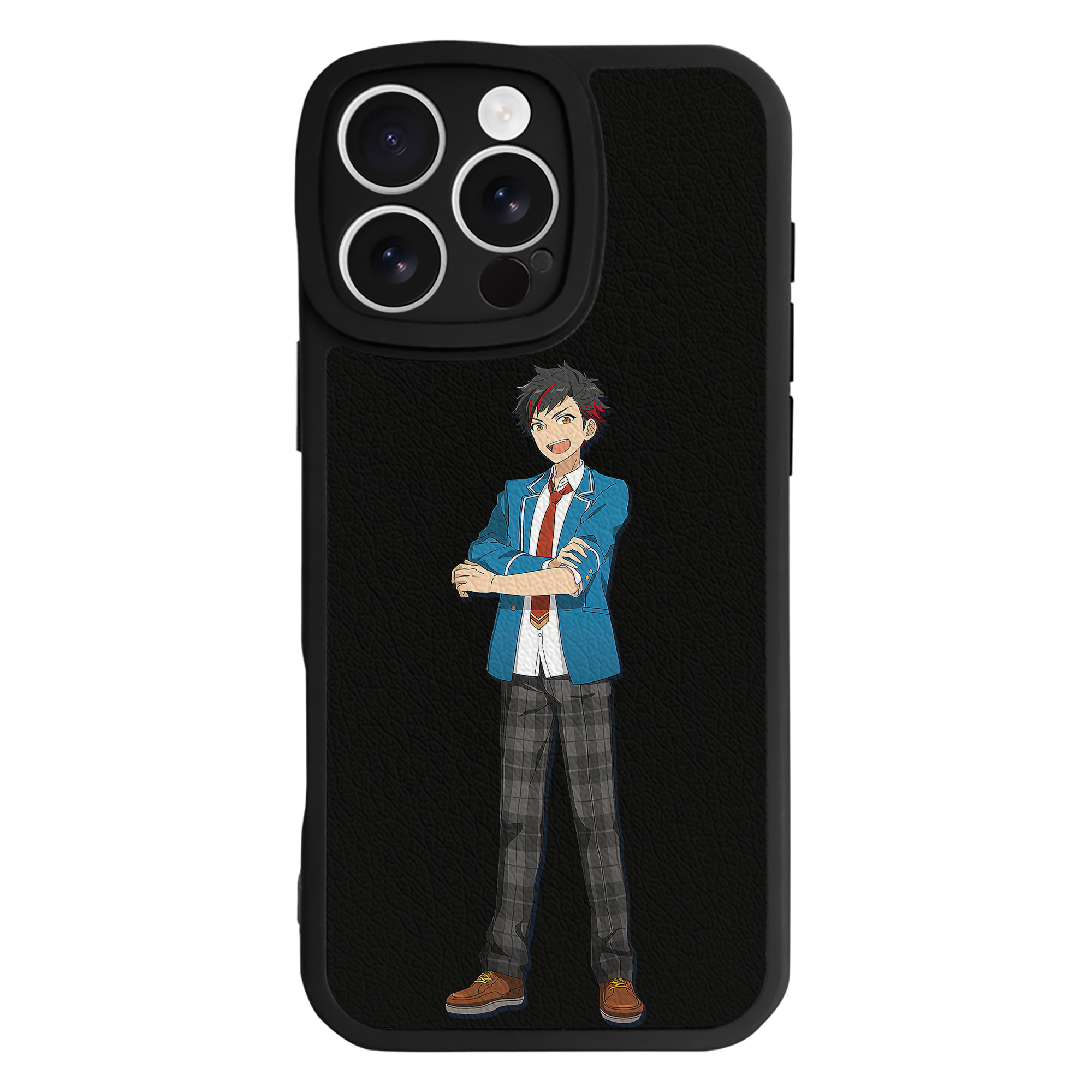 （画像用） あんさんぶるスターズ! Ensemble Stars 【iPhone 16シリーズ対応】シリコンスマホケース（レザー調） 材質：シリコン